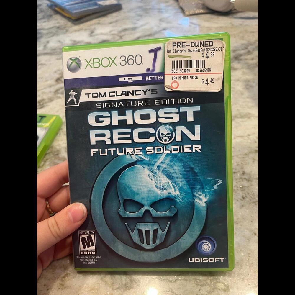 Tom Clancy's Ghost Recon Future Soldier signature edition XBOX 360